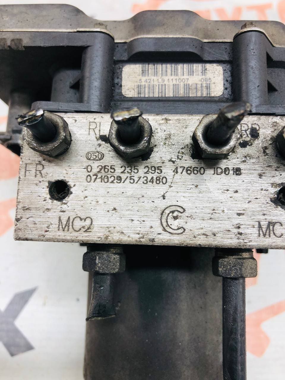 Блок керування ABS Nissan Qashqai 0265950616/47660JD01B, 88128T0159 — Nissan Qashqai