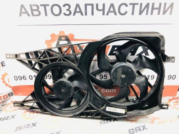 Дифузор радіатора з вентиляторами Renault Trafic 8200662042/93 859 272, 93854114 — Nissan Primastar