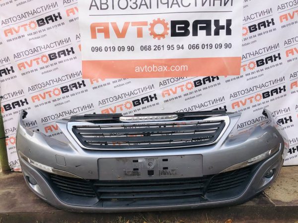 Бампер передній під парктроніки та ДХО 1610742180 / aa36117425 — Peugeot 308 II