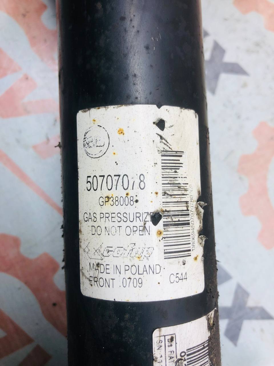 Амортизатор передній (у зборі) Fiat Ducato 1374642080, 50707078 /01374656080 — Citroen Boxer